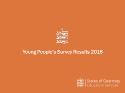 Guernsey Young People`s Survey 2016