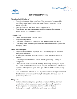 FLUID-FILLED CYSTS