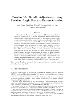 ParallaxBA: Bundle Adjustment using Parallax Angle Feature