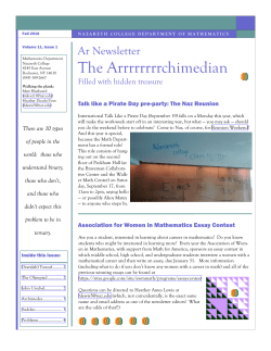 Fall 2016 - Nazareth College