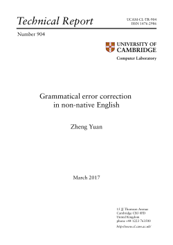 Grammatical error correction in non-native English