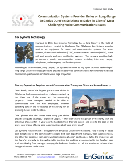 Communication Systems Provider Relies on Long