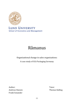 R&aring;manus - Lund University Publications