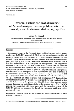 Temporal analysis and spatial mapping of