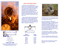 enter site - "Quarter Moon" Bows