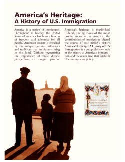 A History of U.S. Immigration