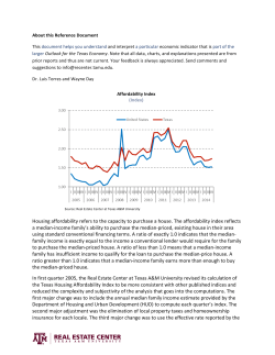 Housing affordability refers to the capacity to purchase a house. The