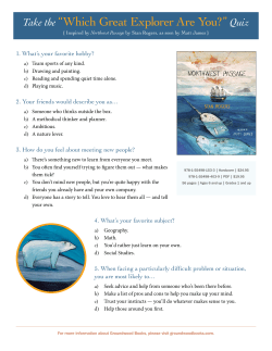 Take the “Which Great Explorer Are You?” Quiz