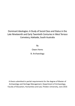 Dominant Ideologies: A Study of Social Class and Status in the Late