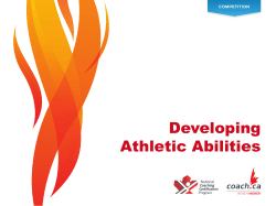 for Developing Athletic Abilities