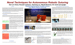 Novel Techniques for Autonomous Robotic Suturing Der