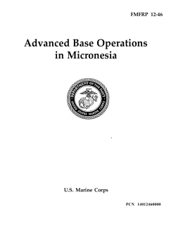 Advanced Base Operations in Micronesia