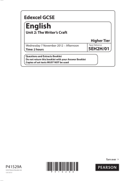 English - Edexcel