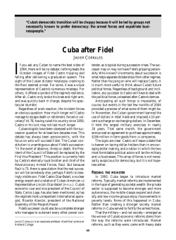 Cuba after Fidel - Amherst College