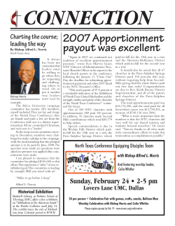 Connection 08-01.indd - North Texas Conference