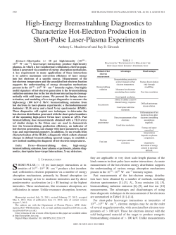 IEEE Transactions on Plasma Science 40 1992 (2012)