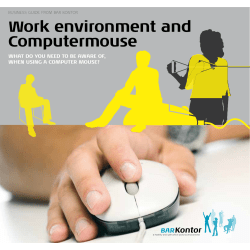 Work environment and Computermouse