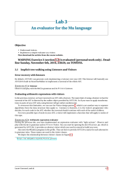 An evaluator for the Mu language