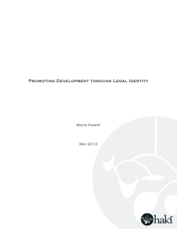Haki Legal Identity and Development White Paper