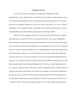 Symbols of Survival In ​The Story of a