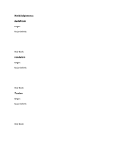 Buddhism Hinduism Taoism