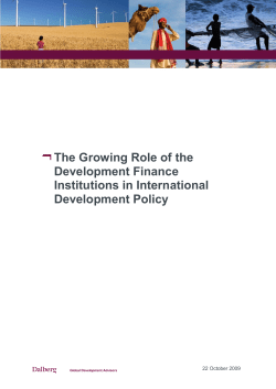 - European Development Finance Institutions