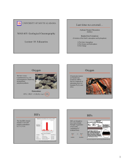 Lecture - University of South Alabama