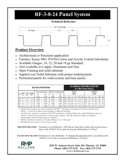 RF-3-8-24 Panel System - rollfab metal products
