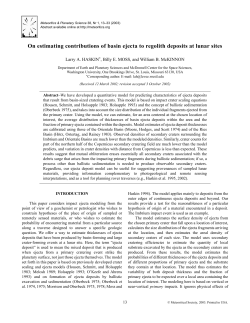 On estimating contributions of basin ejecta to regolith deposits at