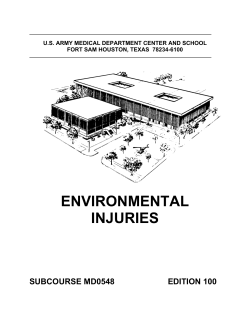 environmental injuries