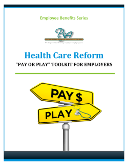 Health Care Reform - Patterson Smith Associates