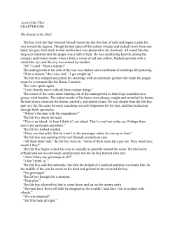 Lord of the Flies Chapter 1
