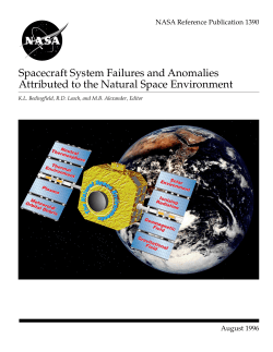 Spacecraft System Failures and Anomalies