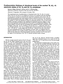 Predissociation lifetimes of vibrational levels of the excited 1B1 (Ka