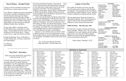 David Rakey - Exalted Ruler Ray Baril