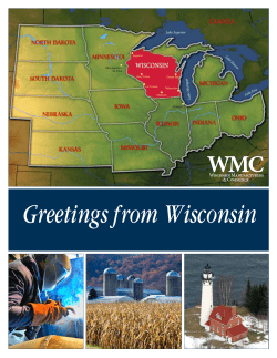 Greetings from Wisconsin