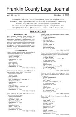 PDF - PA Legal Ads Online