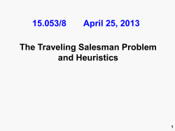 Networks 3: Traveling salesman problem