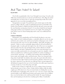 School stories - Rethinking Schools