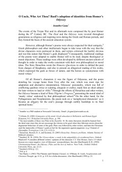 O Uncle, Who Art Thou? - Newcastle University Society Publishing