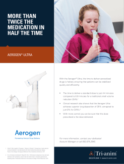 MORE THAN TWICE THE MEDICATION IN HALF THE TIME - Tri-anim