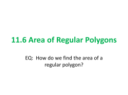 Area of a Regular Polygon