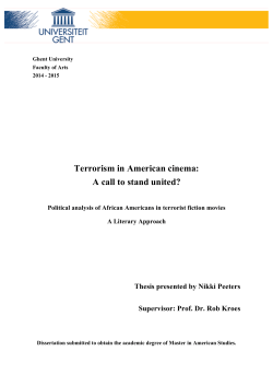 Terrorism in American cinema