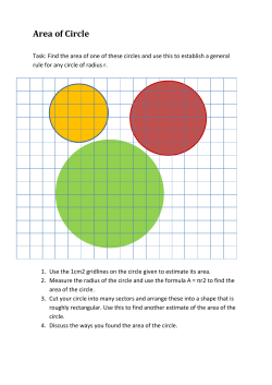 Area of Circle