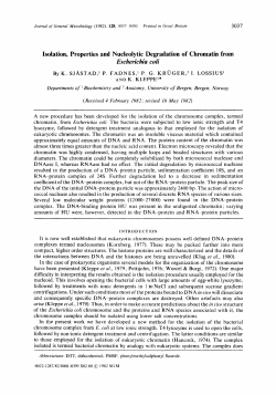 Isolation, Properties and Nucleolytic Degradation of Chromatin from