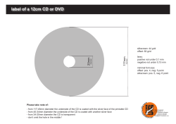 E 12cm label - Flight 13 Duplication