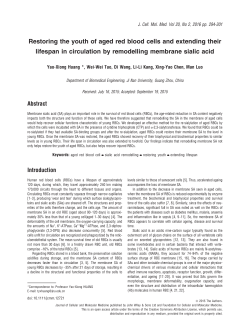 Restoring the youth of aged red blood cells and