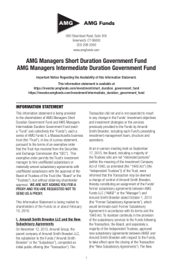 AMG Managers Short Duration Government Fund