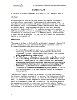 ICT Education for Learners with Special Educational Needs