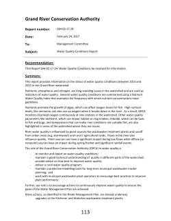 eSCRIBE Agenda Package - Grand River Conservation Authority